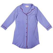 Load image into Gallery viewer, Signature Periwinkle Organic Cotton Nightshirt