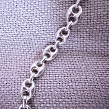 Load image into Gallery viewer, Sterling Silver Pillow Anchor Chain Bracelet
