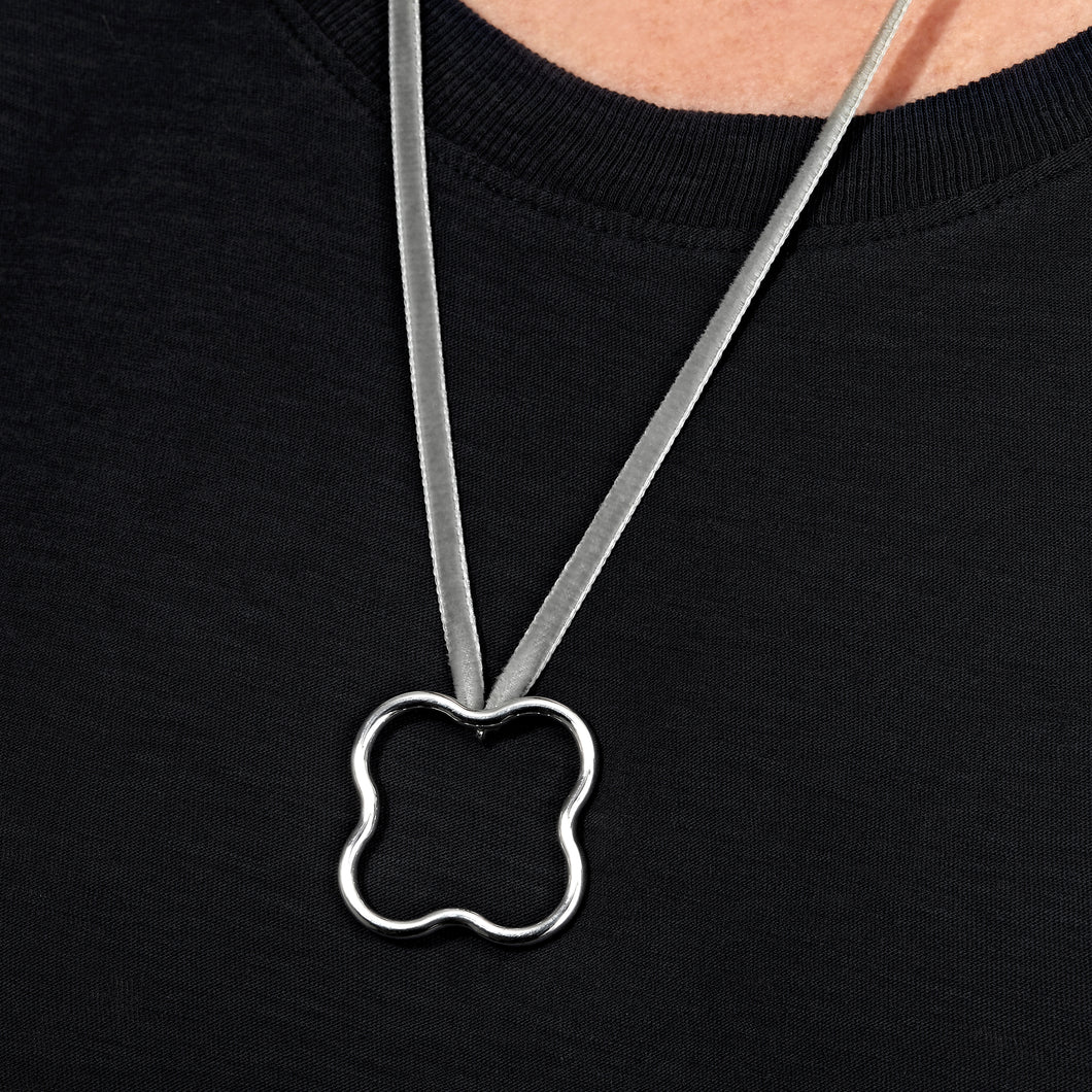 SAINT BOTOLPH Logo Pendant Necklace in Sterling Silver